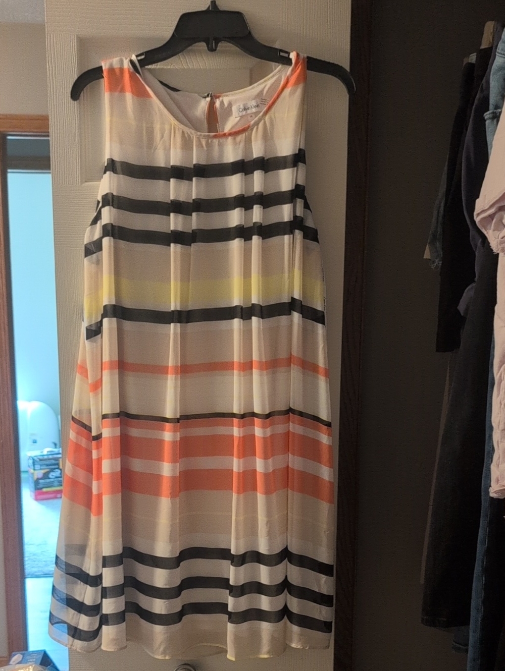Calvin Klein Sleeveless Shift Dress